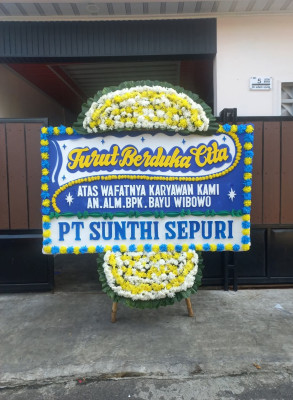 Papan Bunga Duka di Gunung Telihan
